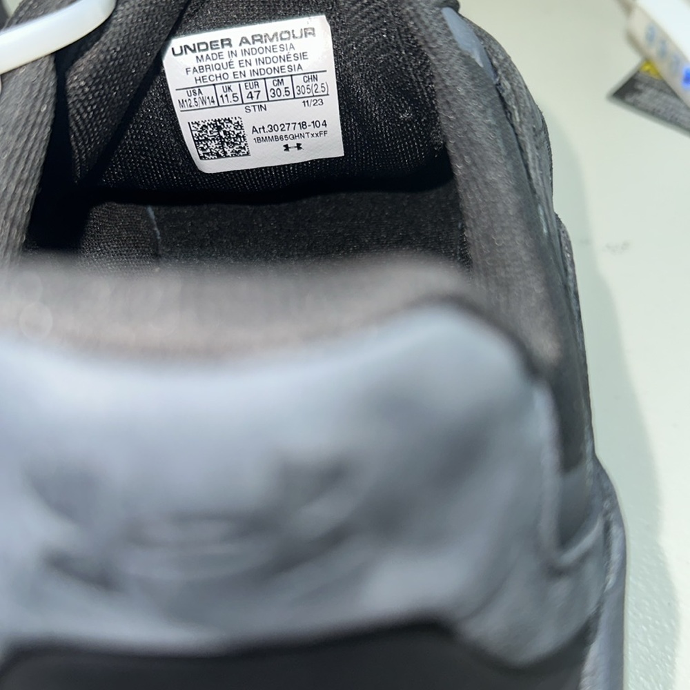 UNDER ARMOUR Unisex UA Forge 96 Leather NEW, 12.5M, 14W, last one! 3027718-104 - Picture 6 of 6